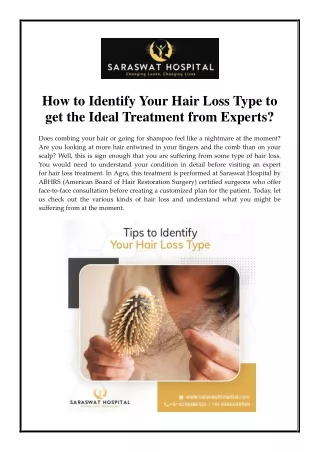how to identify your hair loss type