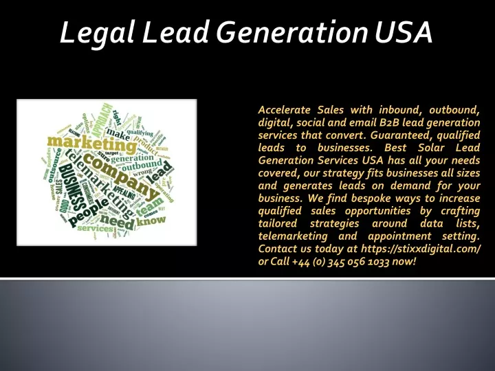legal lead generation usa