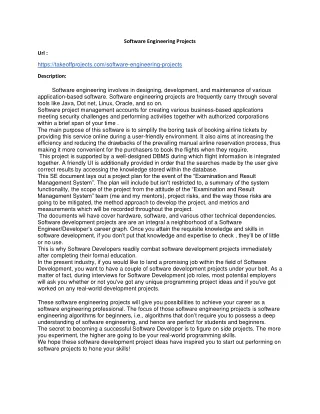 software engineering projects