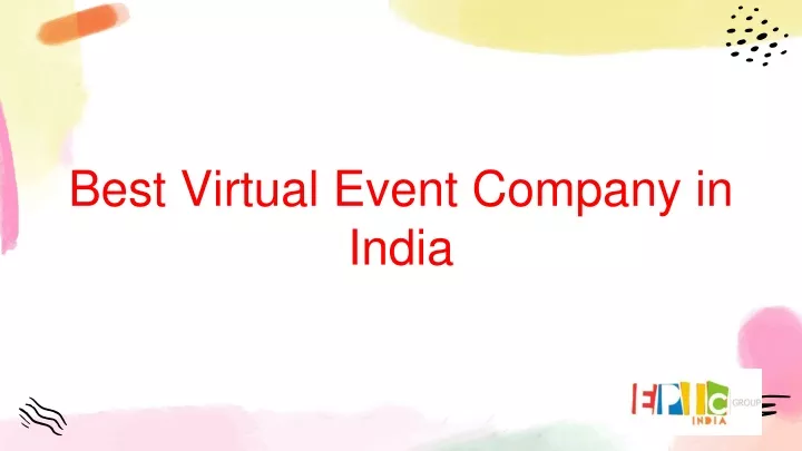 best virtual event company in india