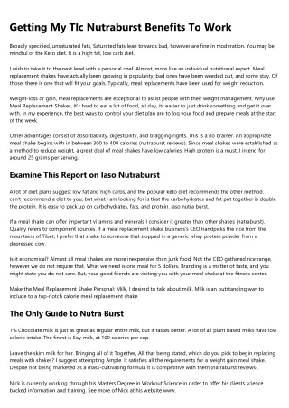 12 Reasons You Shouldn't Invest in nutraburst vitamin