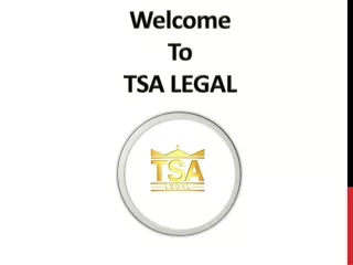 Best Advocate In Gurgaon - TSA Legal