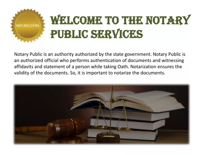 welcome to the notary public services
