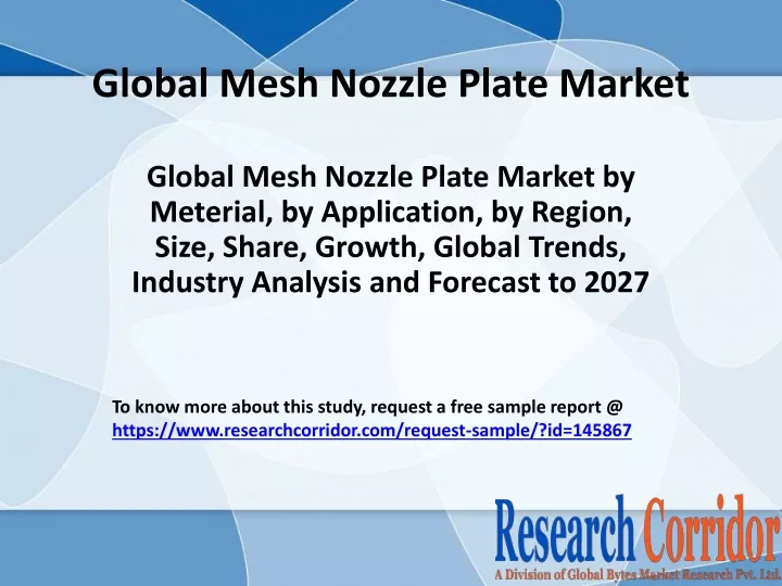 global mesh nozzle plate market