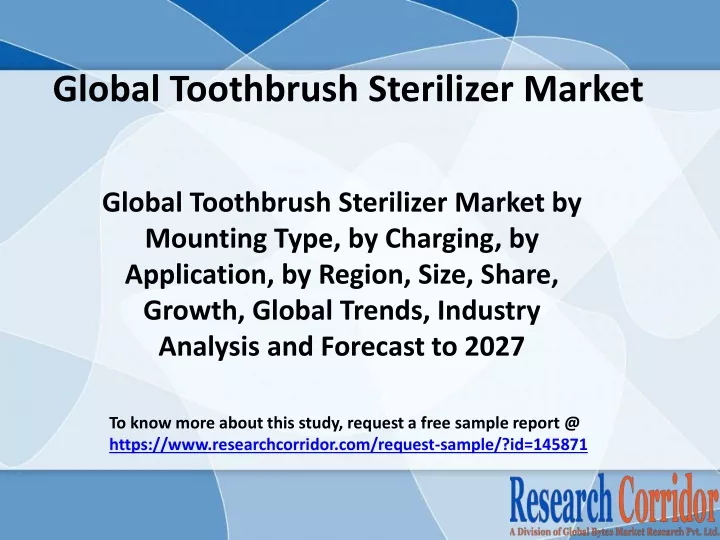 global toothbrush sterilizer market