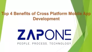 Top 4 Benefits of Cross Platform Mobile App Development