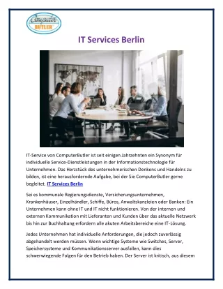 it services berlin