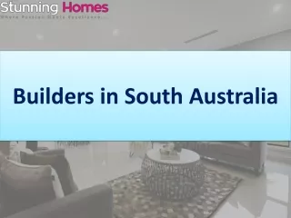 Builders in South Australia