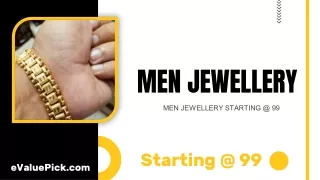 BUY MEN JEWELLERY STARTING @ 99 - eValuePick