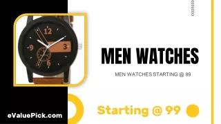 BUY MEN WATCHES STARTING @ 99 - eValuePick