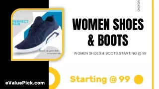 BUY WOMEN SHOES & BOOTS STARTING @ 99 - eValuePick