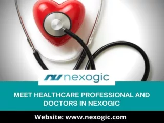 Healthcare Professionals - www.nexogic.com
