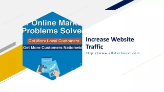 increase website traffic
