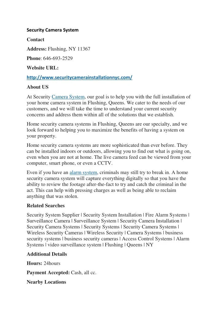 PPT - Security Camera System PowerPoint Presentation, free download ...