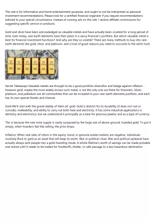 Precious Metal Ira: How To Invest For Retirement With Gold ...