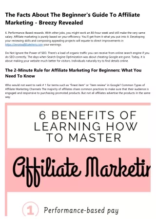 The Next Big Thing in Build an Affiliate Marketing Business