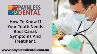 Root Canal Treatment In Toongabbie