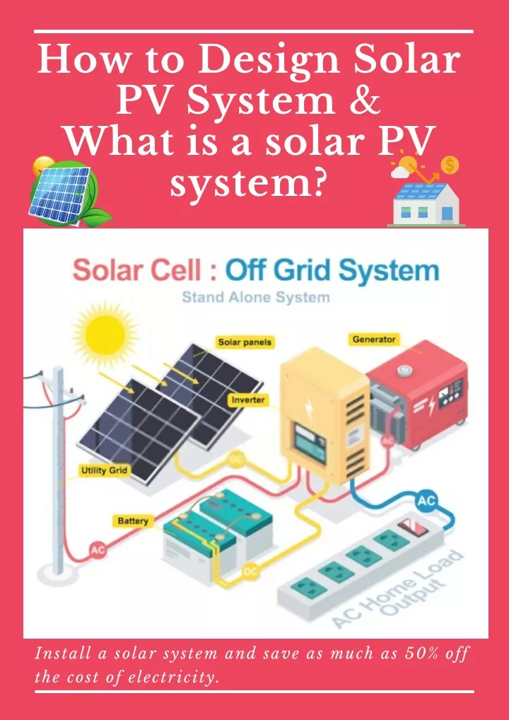 how to design solar pv system what is a solar
