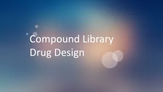 compound library drug design