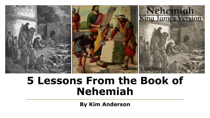 5 lessons from the book of nehemiah