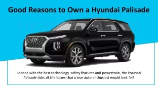 Good Reasons to Own a Hyundai Palisade