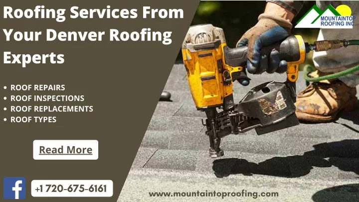 Roofing Services From Your Denver Roofing Experts