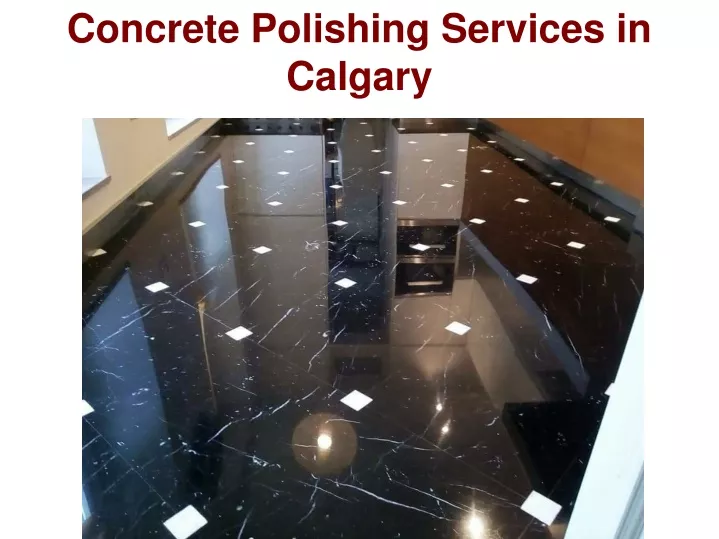 concrete polishing services in calgary