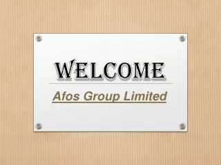 welcome