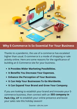 Why E-Commerce Is So Essential For Your Business