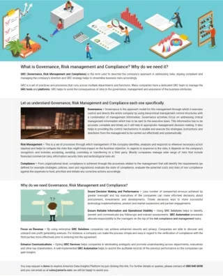 What is Governance, Risk management and Compliance