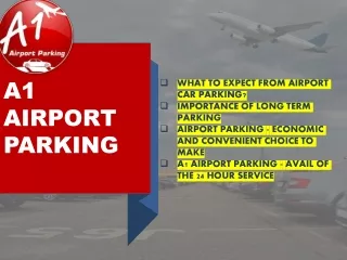 What Should You Know About Airport Car Parking