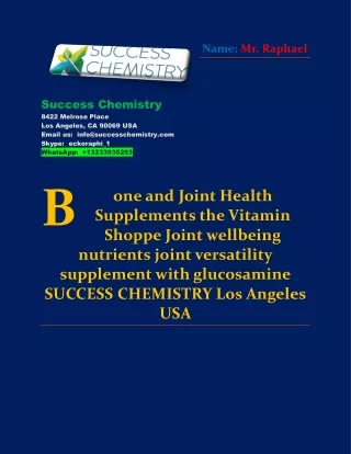 Joint_Health_Vitamin_Joint_Mobility_Supplement_SUCCESS CHEMISTRY_Los Angeles_USA
