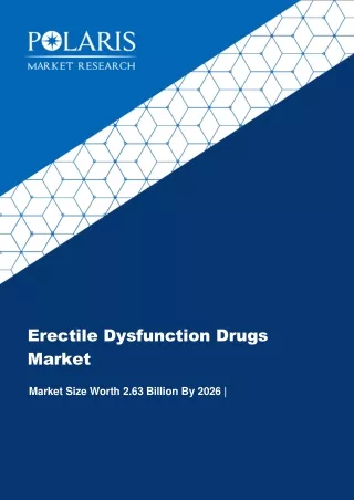 erectile dysfunction drugs market