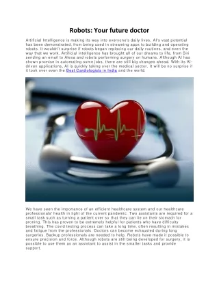 robots your future doctor