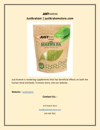 justkratom justkratomstore com