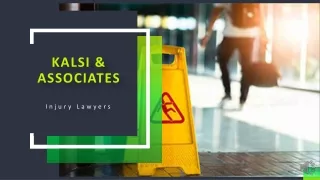 Hire a Slip & Fall Accident Lawyers