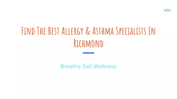 find the best allergy asthma specialists