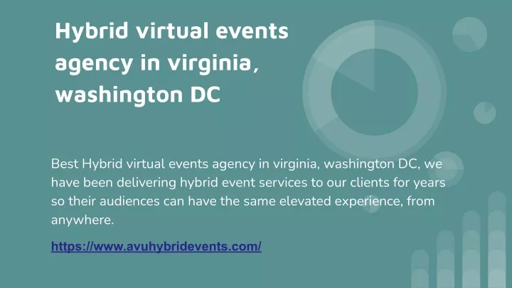 hybrid virtual events agency in virginia