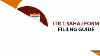 Complete Guide of ITR-1 Sahaj Form Filing for AY 2021-22