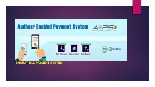bharat bill payment system