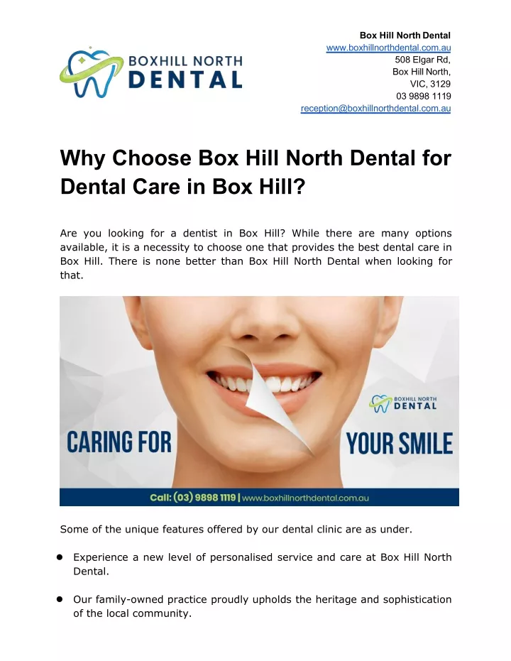 box hill northdental www boxhillnorthdental com au