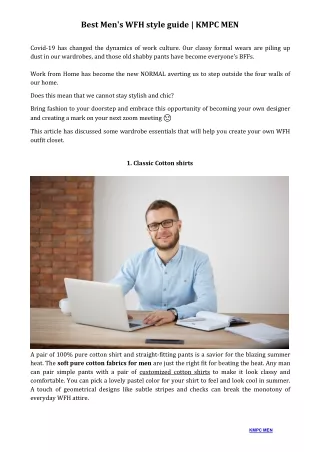 WORK FROM HOME ATTIRE GUIDE FOR 2021