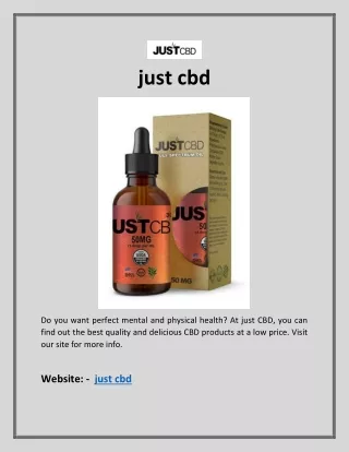 just cbd