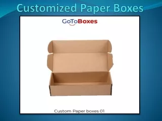 customized paper boxes