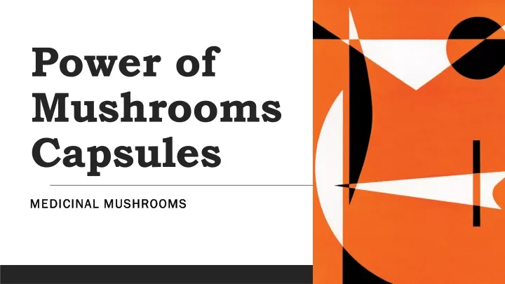 power of mushrooms capsules
