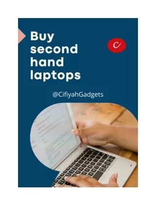 Are you going to buy a second hand laptops