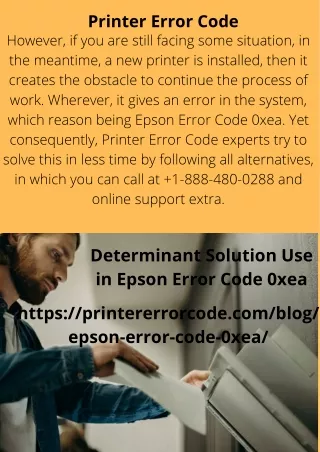 printer error code