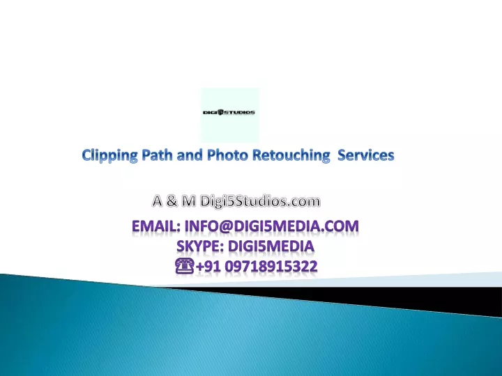 clipping path and photo retouching services