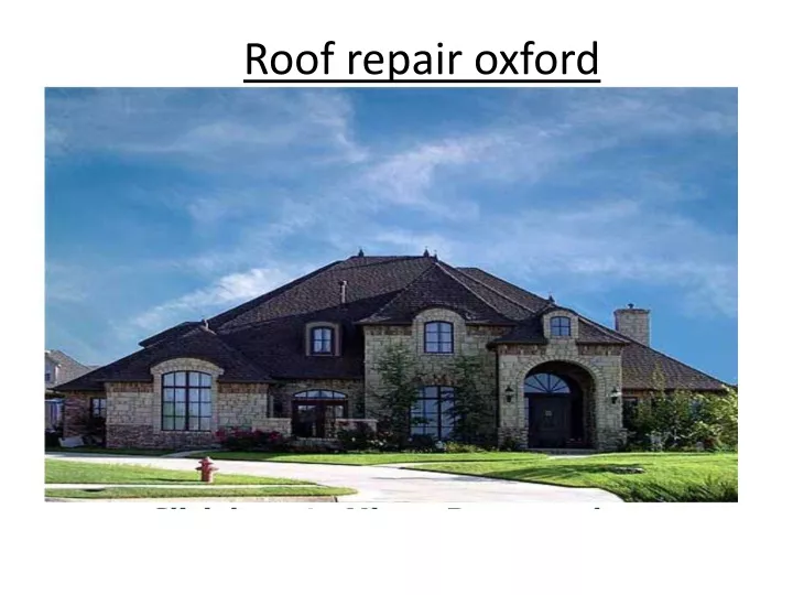 roof repair oxford