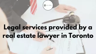Real estate lawyer is there to protect your interests